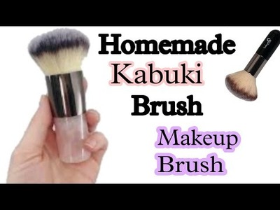 How to make kabuki brush at home | Diy makeup brush