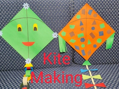 How to Make kite | Kite making for kids | pt. I