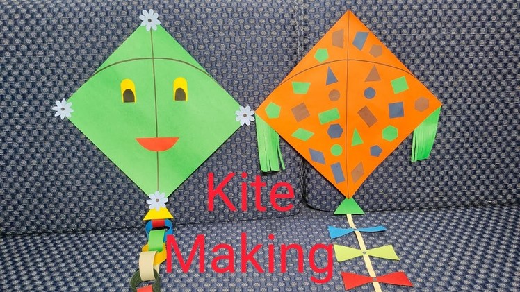 How to Make kite | Kite making for kids | pt. I