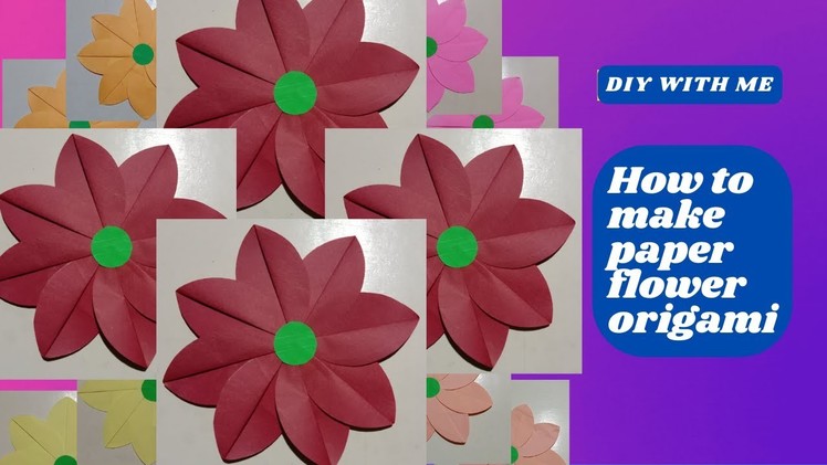 How to make paper flower origami | Hand Creation Ideas