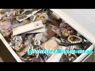Organize with Me! Wood Beads!