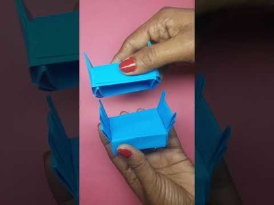 Origami Bed.Easy Craft. DIY Crafts. Origami Paper 547 .#short