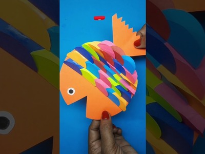 Origami fish.Easy Craft. DIY Crafts. Origami Paper 571 .#short