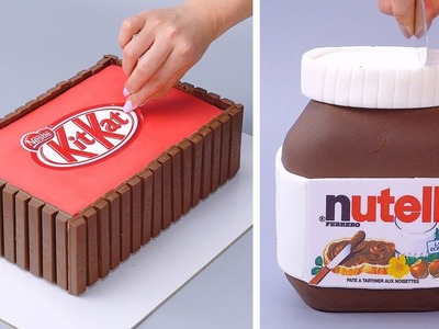 Perfect KITKAT and NUTELLA Cake Decorating Ideas | Perfect Chocolate Cake Decorating Tutorials