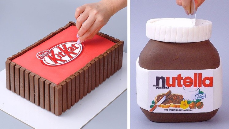 Perfect KITKAT and NUTELLA Cake Decorating Ideas | Perfect Chocolate Cake Decorating Tutorials