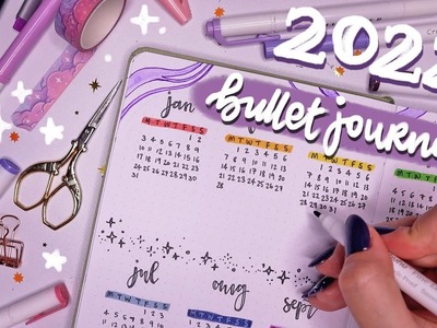 Setting Up My 2022 Bullet Journal