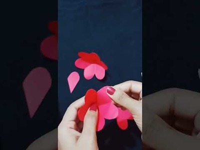 #shorts. Beautiful flower ????making with paper????????.