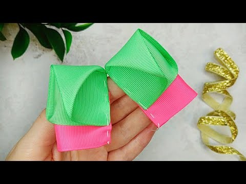 Simple Ribbon Bow Tutorial - How to make a Beautiful Hair Bows step by step ????