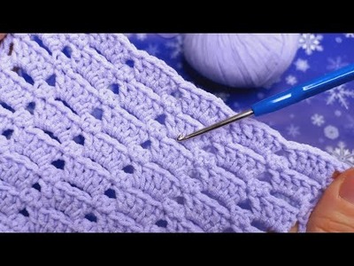 Super Easy crochet baby blanket pattern for beginners. Crochet Blanket Knitting Pattern