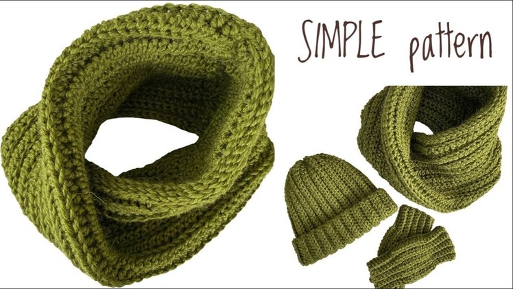 SUPER EASY PATTERN - Crochet neck warmer
