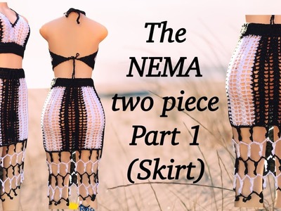The Nema two piece, part 1 (skirt) with a written pattern