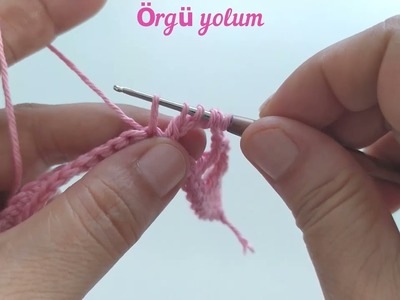 TIĞ İŞİ YAZLIK ÖRGÜ MODELİ & VERY EASY CROCHET PATTERN #crochet #orguyolum