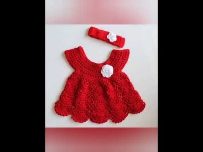 Trendy and stylish Baby girl woolen frocks collection | wool crafts| frock designs | frock for girls