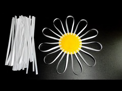 Wall Hanging Craft Ideas | Flower Wall Decor | How To Make Wall Hanging With Paper | DIY Wall Decor