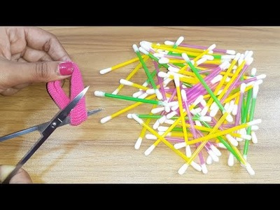 WOW!! AMAZING TECHNIC FOR CRAFTING USING OLD HAIR BAND DIY THING | BEST OUT OF WASTE