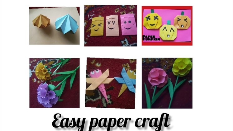 6 DIY Easy paper crafts,,,#carft