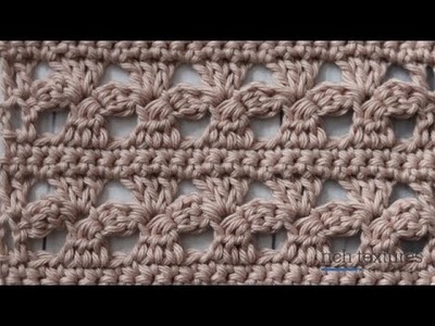 Aligned Shamrock Stitch | How to Crochet