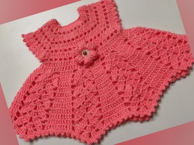 Beautiful crochet frock for girl.  3 months to 8 year