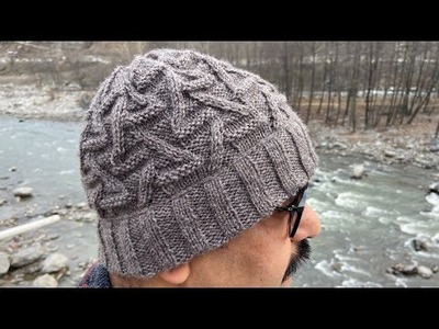 Beautiful men’s.gents beanie cap knitting pattern | cap knitting | topi