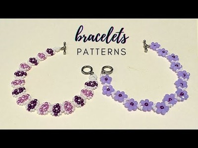 Bracelets patterns.very easy beading tutorial.beginner beading