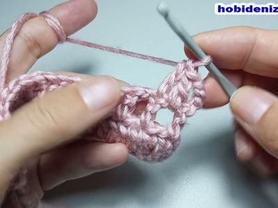 Crochet baby blanket pattern for beginners , easy baby blanket pattern , kolay bebek battaniyesi