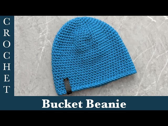 Crochet Bucket Beanie For Men & Women || Crochet Bucket Beanie For Beginners