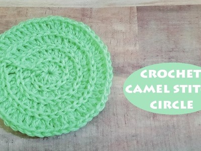 Crochet camel stitch circle | Crochet easy coaster | Crochet With Samra