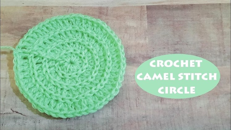 Crochet camel stitch circle | Crochet easy coaster | Crochet With Samra