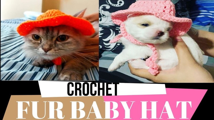 CROCHET CATS & DOGS HAT| EASY TUTORIAL FOR BEGINNER TAGALOG
