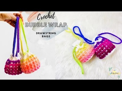 Crochet Drawstring Bag | Easy Crochet Bag