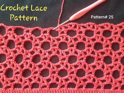 Crochet Lace Pattern for Scarves, Shawls & Others