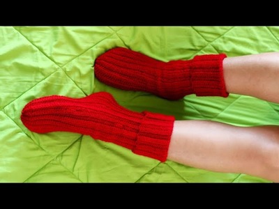 Crochet Tube Socks - Long socks made Easy
