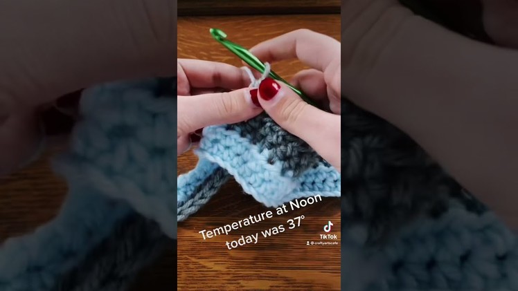 Day 5 - Crochet Temperature Blanket