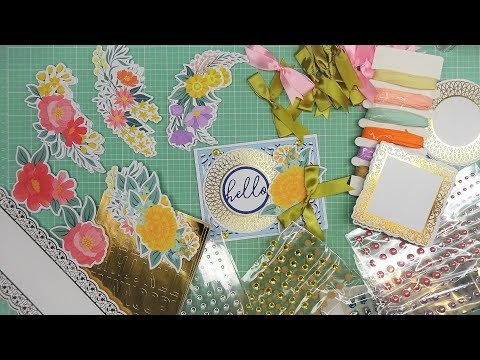 Diamond Press "Reach for the Skies" Embellishment Kit Review and Card Tutorial!