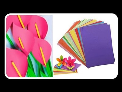 DIY|| Paper flowers How to make Paper flowers||Easy papar craft ideas||Paper flower Diy