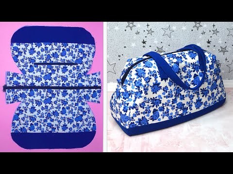 DIY pretty boston bag | large capacity handbag tutorial & pattern