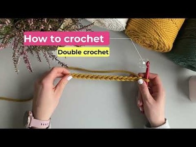 Double crochet stitch, crochet stitches for beginners
