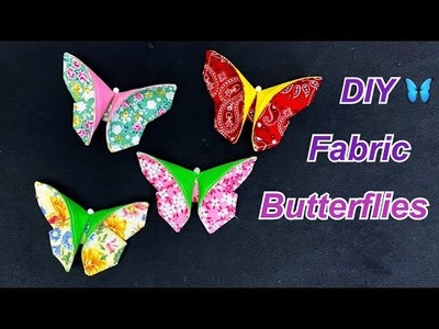 Easy Diy Fabric Butterflies????????How to Make Fabric Origami Butterflies Easy Pattern Sewing Tutorial |
