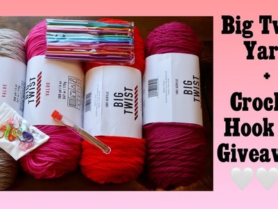 ???? Ended ???? Big Twist Yarn + Crochet Hook Set Giveaway! @JOANN Fabric and Craft Stores