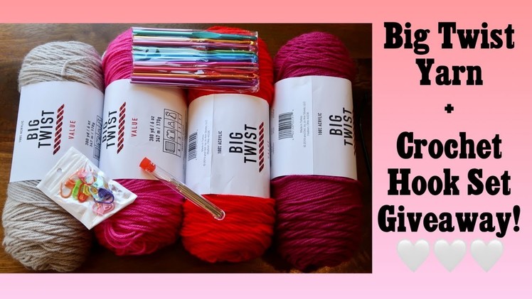 ???? Ended ???? Big Twist Yarn + Crochet Hook Set Giveaway! @JOANN Fabric and Craft Stores