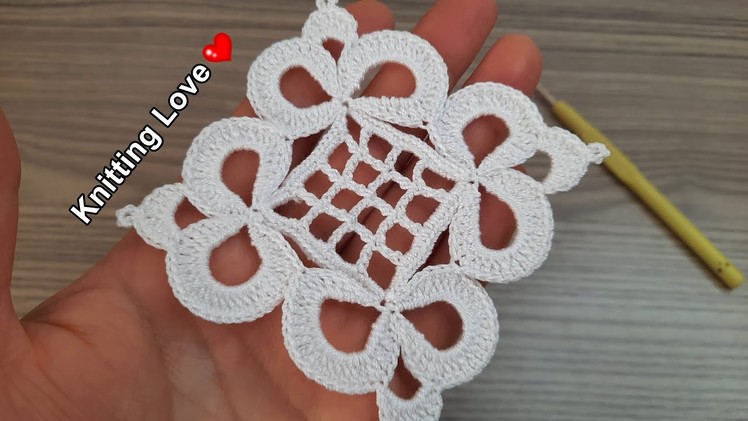 EXTRAORDINARY Beautiful Flower Crochet Pattern * Online Tutorial for beginners Tığ işi örgü 2022