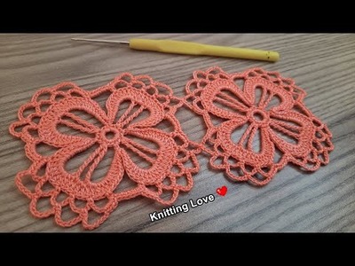 EXTRAORDINARY???? Beautiful Flower Crochet Pattern Knitting Online Tutorial for beginners Tığ işi örgü
