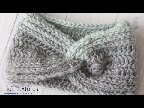 Glacier Ear Warmer Crochet Pattern