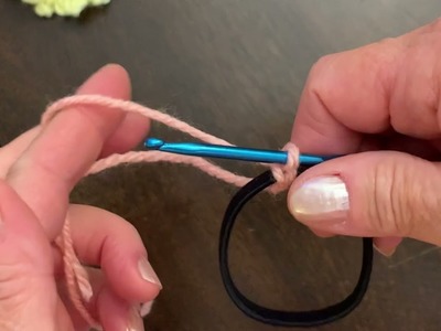How to crochet a very easy and quick 1Round hair scrunchies.For beginners.DIY@Crochet With Nonna