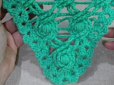 How to Crochet an elegant shawl step by step