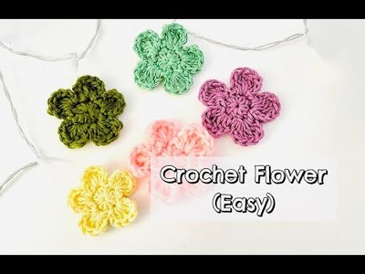 How to Crochet Flower for Beginner