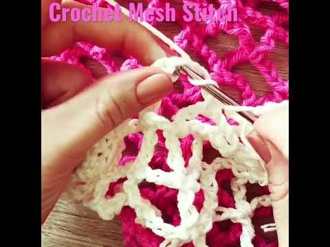 How to Crochet Mesh Stitch