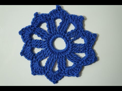 How to crochet motif free written pattern in description