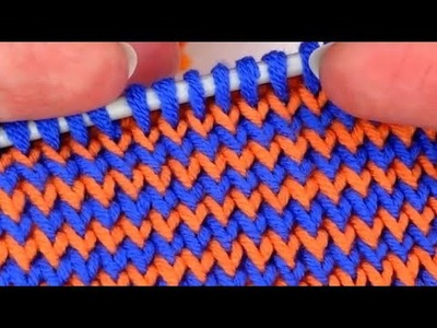 How to crochet Tunisian knit stitch tutorial for beginners by marifu6a