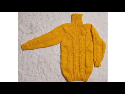 How to Knitting High Neck Sweater